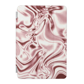 Pink silk swirl pattern print ipad cover