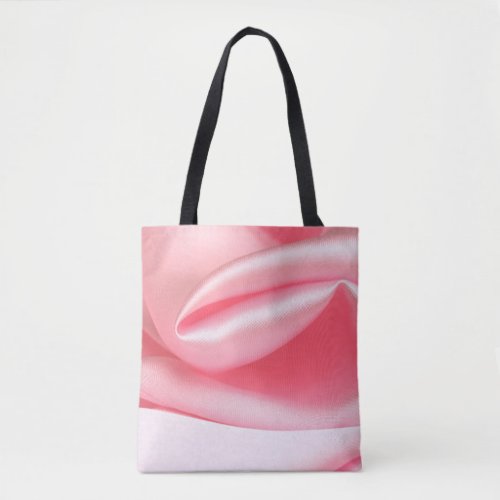 Pink silk Tote Bag