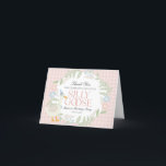 Pink Silly Goose Floral Gingham Birthday Thank You Card<br><div class="desc">A silly goose is almost on the loose. This Silly Goose Party Decor Collection is perfect for celebrating your sweet little girl! Featuring an adorable silly goose, pastel florals, and soft gingham patterns, this collection is perfect for adding a touch of playful elegance to any party. Whether it’s for a...</div>