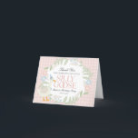 Pink Silly Goose Floral Gingham Birthday Thank You Card<br><div class="desc">A silly goose is almost on the loose. This Silly Goose Party Decor Collection is perfect for celebrating your sweet little girl! Featuring an adorable silly goose, pastel florals, and soft gingham patterns, this collection is perfect for adding a touch of playful elegance to any party. Whether it’s for a...</div>