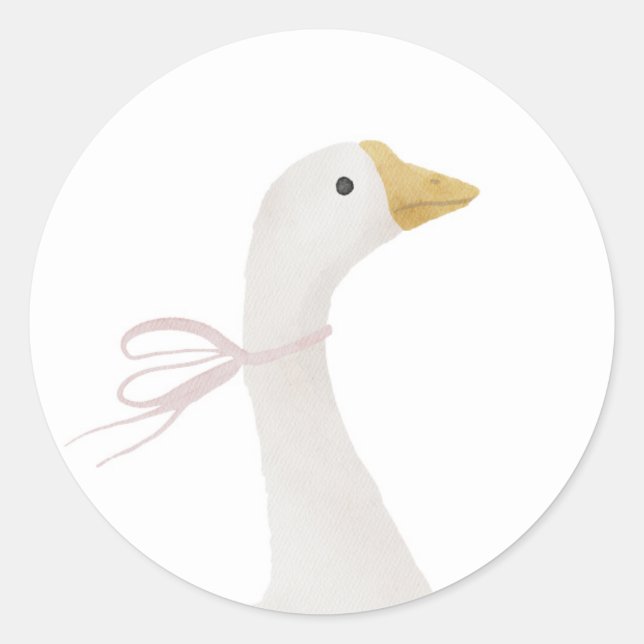 Pink Silly Goose Sticker (Front)