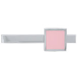 Pink Silver Finish Tie Bar