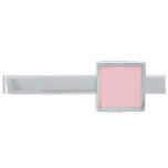 Pink Silver Finish Tie Bar Pink Silver Finish Tie Bar