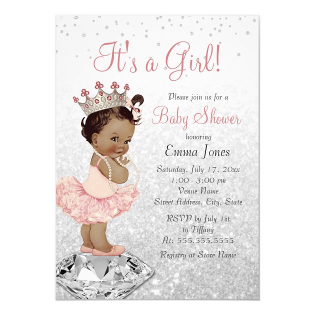 african american baby shower invitations