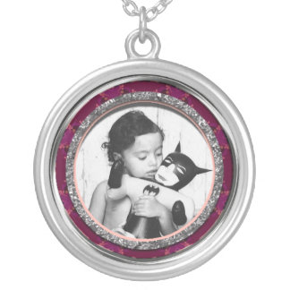 Pink Silveria Photo Necklace