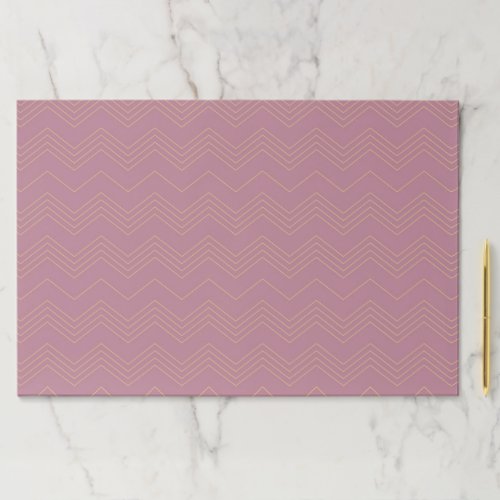 Pink simple modern cool trendy zigzag pattern paper pad