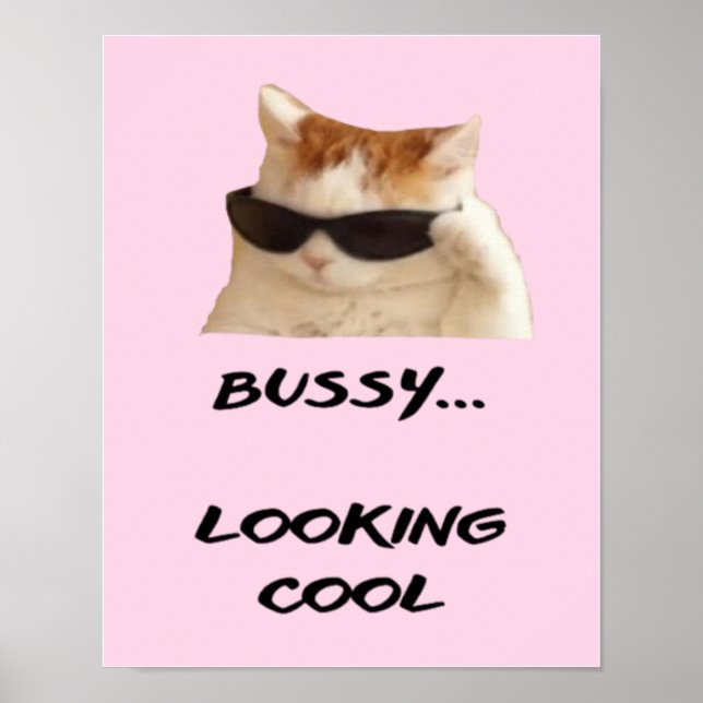 Pink Simple Poster Quote For Cat Lovers (Front)