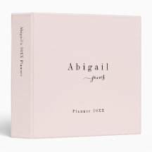 Pink Simple Script Name Modern personalized