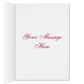 Pink Single Stargazer Lily Cards (Inside (Right))