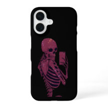 Pink Skeleton Selfie
