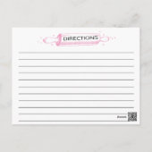 Pink Sketched Kitchen Tools Recipe Cards (Back)