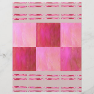 Pink Skies Tiles Bulk Scrapbook Paper Pages