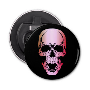 Pink Skull Bottle Opener