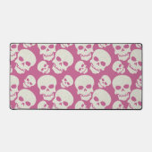 Pink Skull Design Desk Mat (Front)