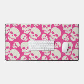 Pink Skull  Desk Mat (Keyboard & Mouse)