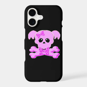 Pink Skull Girl iPhone 17 Case