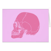 Pink Skull in Profile (Front Horizontal)