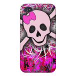 Pink Skull iPhone 4 Case