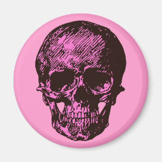 Pink Skull Magnet