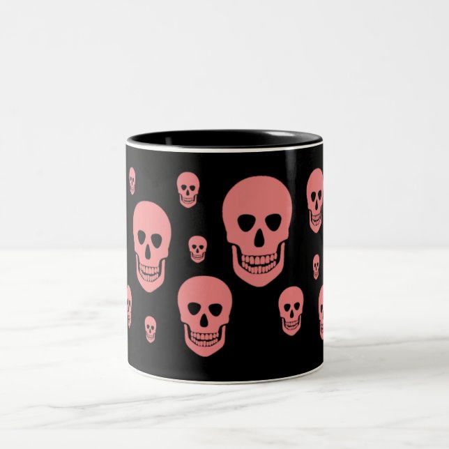 Pink skull mug (Center)