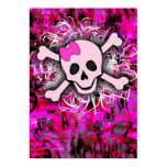 Pink Skull Poster