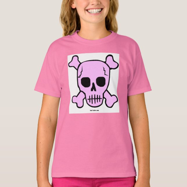Pink Skull t-shirt (Front)