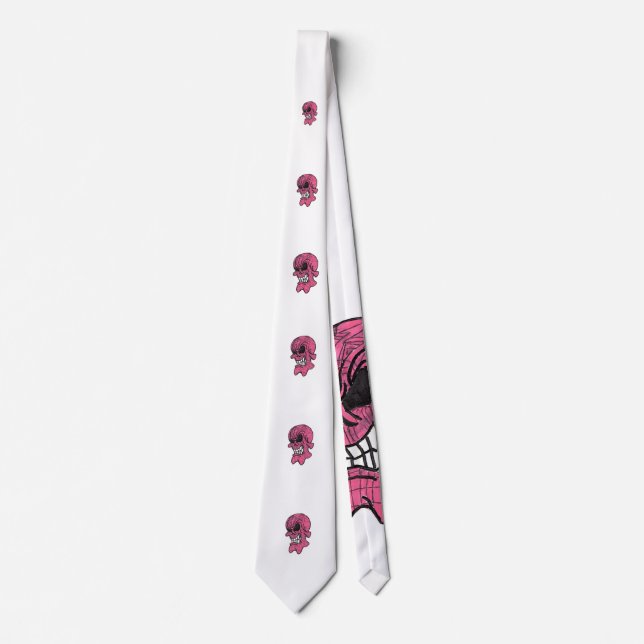 Pink Skull Tie (Front)