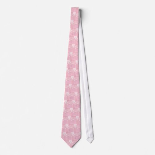Pink Skull tie
