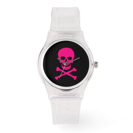 Pink Skull Watch