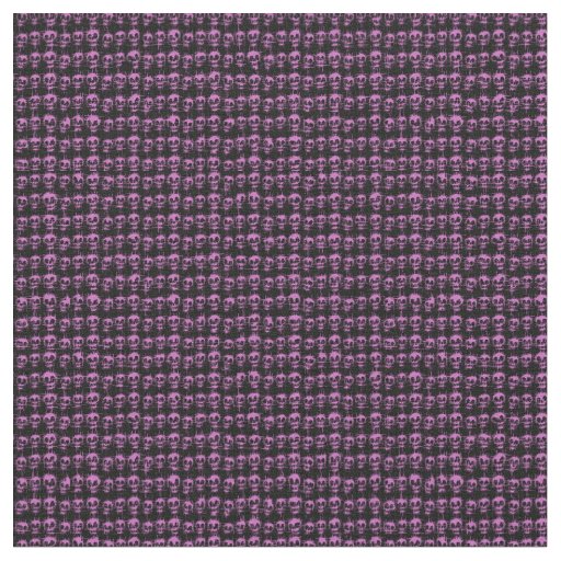 Pink skulls. fabric