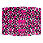 Pink Skulls & Stars Binder