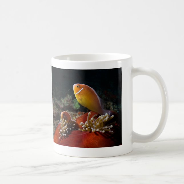 Pink Skunk Clownfish Coffee Mug (Right)