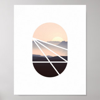 Pink Sky | Abstract Photo Poster