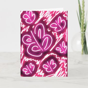 "pink Sky At Night" Whimsical Birthday Card by SPKCreative at Zazzle