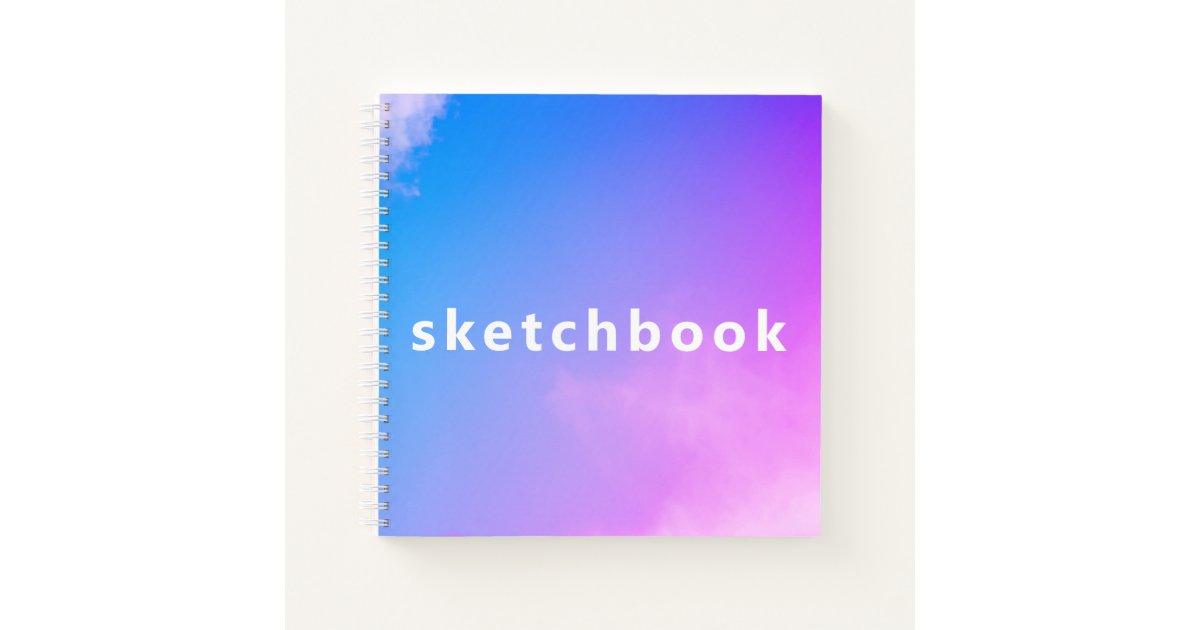 Sketchbook, Hardbound, Dusty Blue, 8 x 8 - Pack of 2