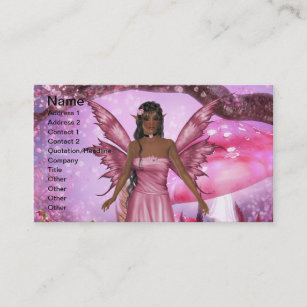 Pink Sky Garden Business Card Template