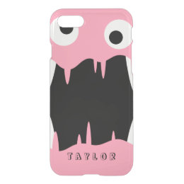Pink Slime Monster | Custom Name iPhone 8/7 Case