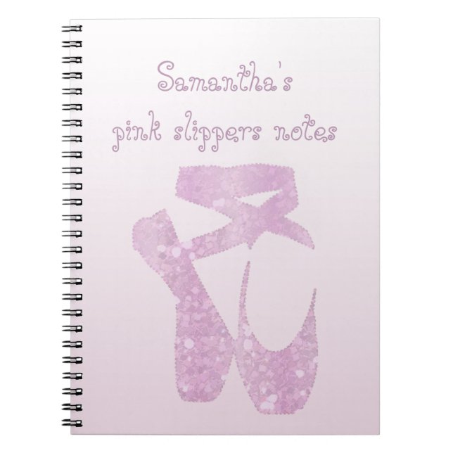 pink slippers notebook (Front)