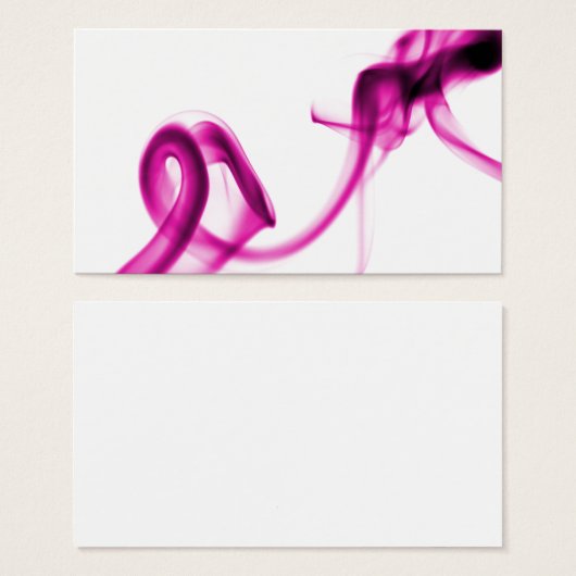 Pink Smoke Abstract (Front & Back)