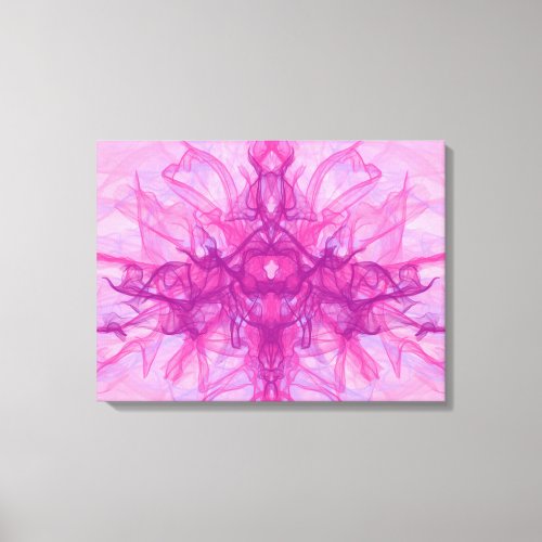 PINK SMOKE _ Modern and abstract Fractal Art _ Canvas Print