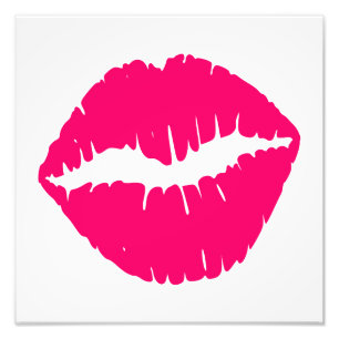 Pink Smooch Photo Print