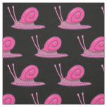Pink Snails Fabric