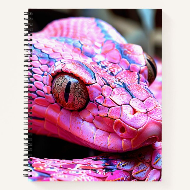 Pink Snake Notebook (Front)
