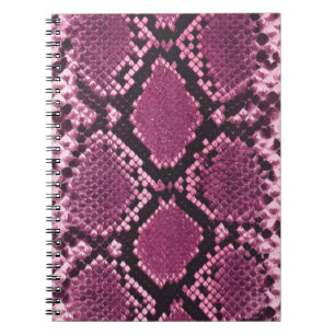Pink Snakeskin Notebook