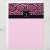 Pink Snakeskin Pattern (Front/Back)