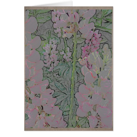 Pink snapdragons cards (Front)