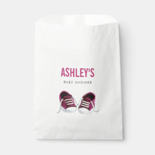 Pink Sneakers Baby Shower Favor Bag Treat Sacks