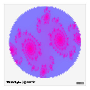 Pink Sneeze Fractal Wall Decal