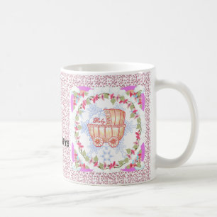 Pink SnowFlake Baby Girl   Coffee Mug