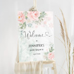 Pink snowflakes baby shower welcome foam board<br><div class="desc">Pink snowflakes baby shower welcome foam board.  "Baby it's cold outside" theme baby shower welcome sign. 
Matching items available.</div>